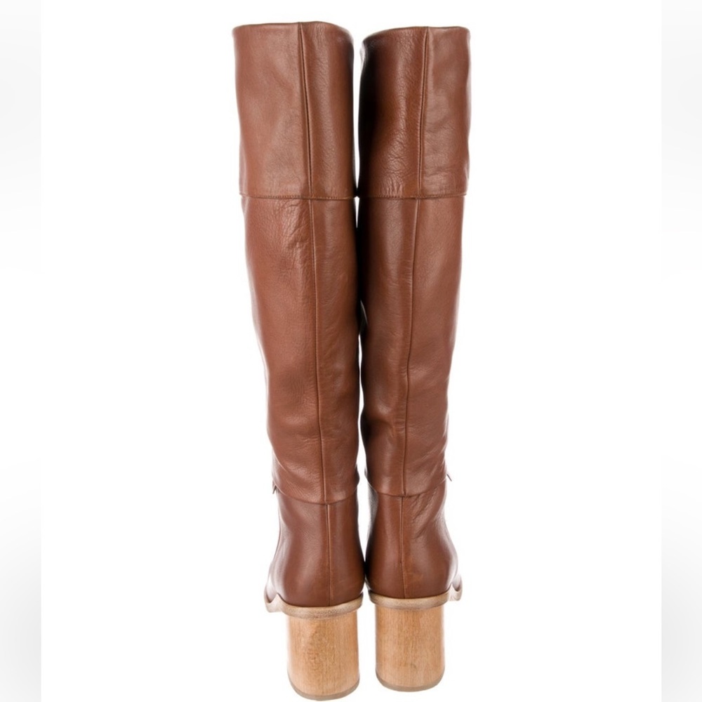 Coclico Leather Knee-High Riding Boots.